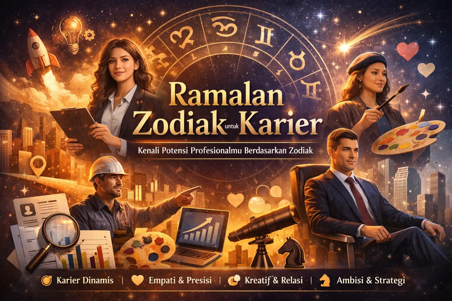 Zodiak dan Karier: Memilih Pekerjaan yang Tepat Berdasarkan Zodiak