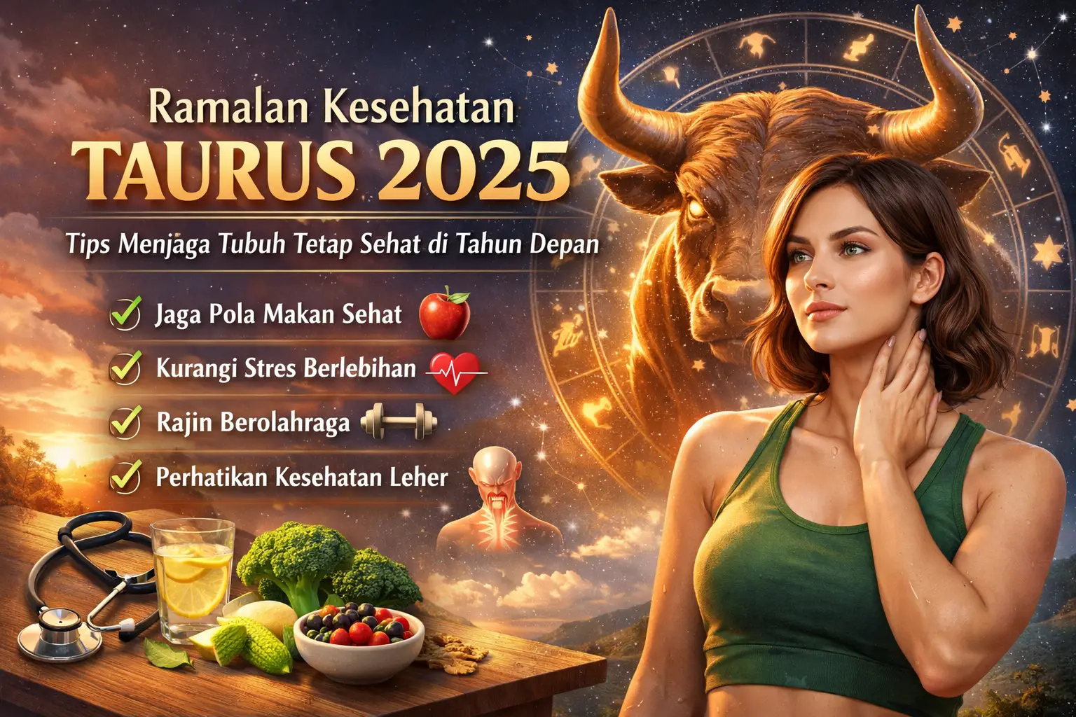 Ramalan Kesehatan Taurus: Tips Kesehatan yang Diperlukan Taurus di 2025
