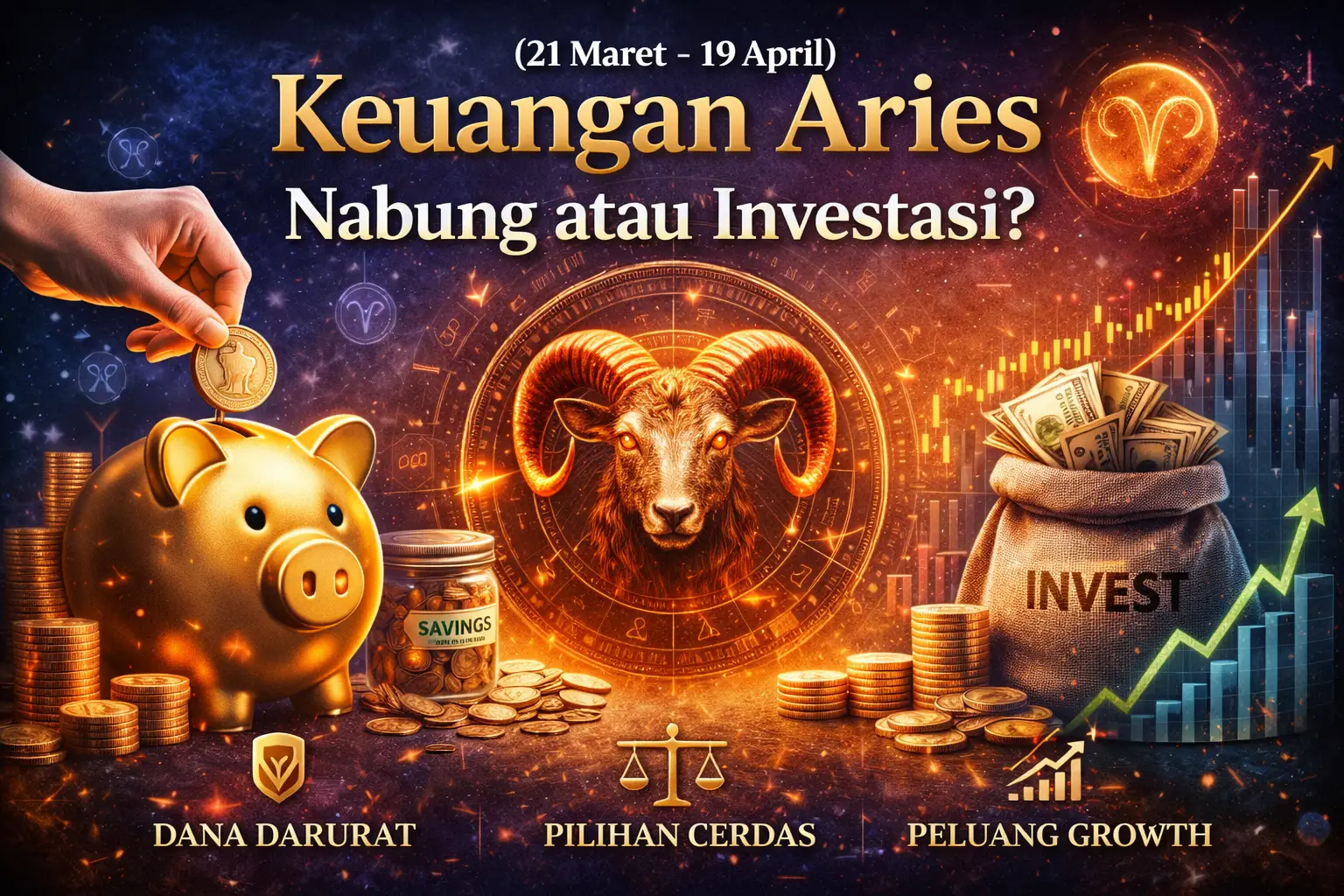 Keuangan Aries: Waktu untuk Menabung atau Investasi?