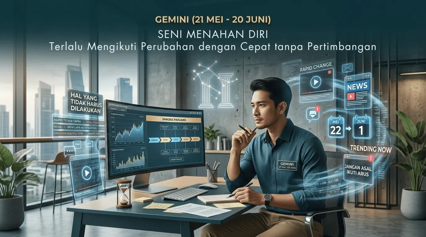 Seni Menahan Diri: Terlalu Mengikuti Perubahan dengan Cepat tanpa Pertimbangan