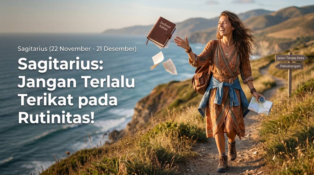Sagitarius: Jangan Terlalu Terikat pada Rutinitas!