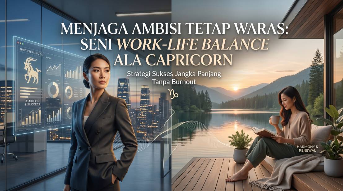 Menjaga Ambisi Tetap Waras: Seni Work-Life Balance ala Capricorn