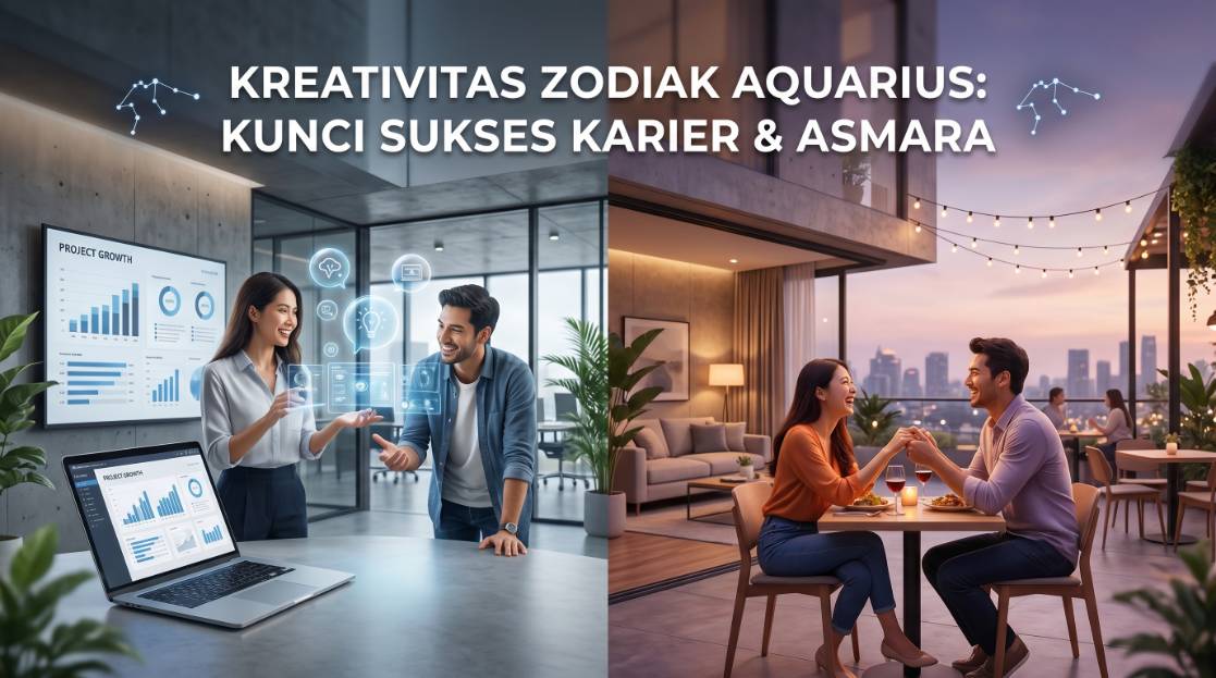 Kreativitas Zodiak Aquarius: Kunci Sukses Karier & Asmara