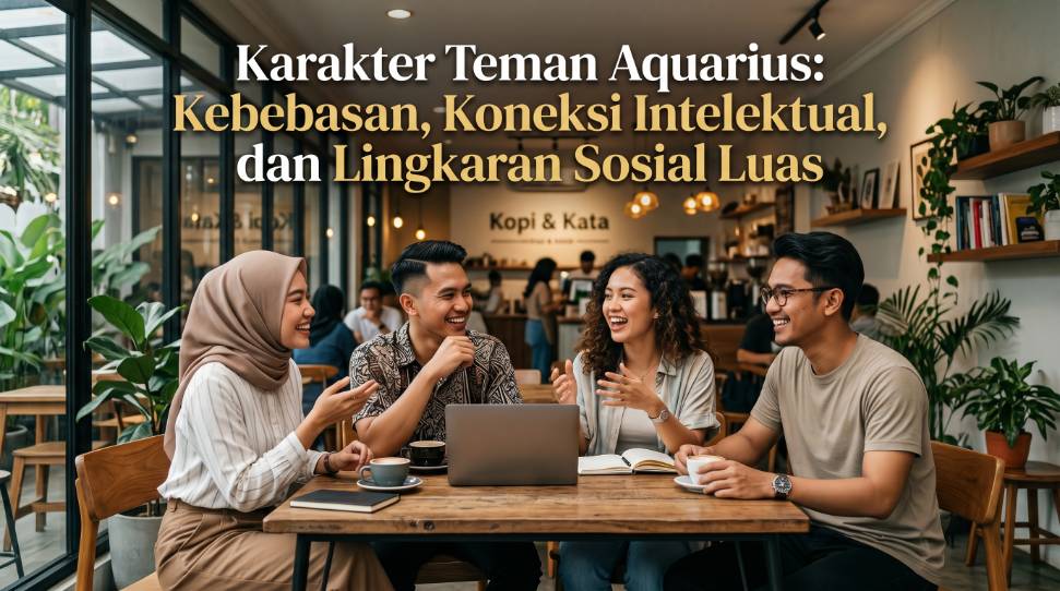 Karakter Teman Aquarius: Kebebasan, Koneksi Intelektual, dan Lingkaran Sosial Luas