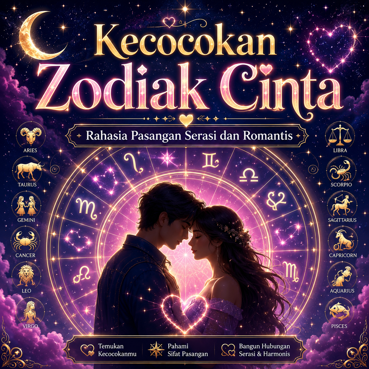 Kecocokan Zodiak Cinta: Rahasia Pasangan Serasi dan Romantis