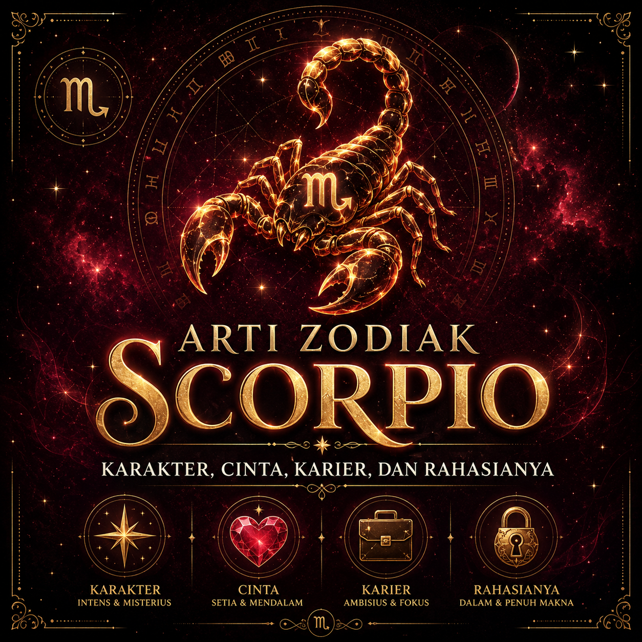 Arti Zodiak Scorpio: Karakter, Cinta, Karier, dan Rahasianya