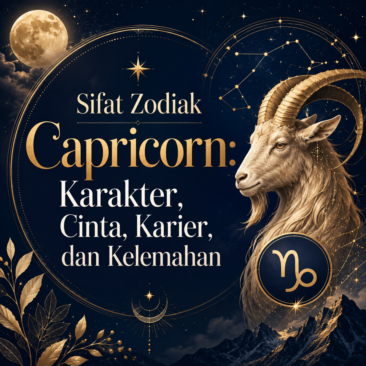 Sifat Zodiak Capricorn: Karakter, Cinta, Karier, dan Kelemahan