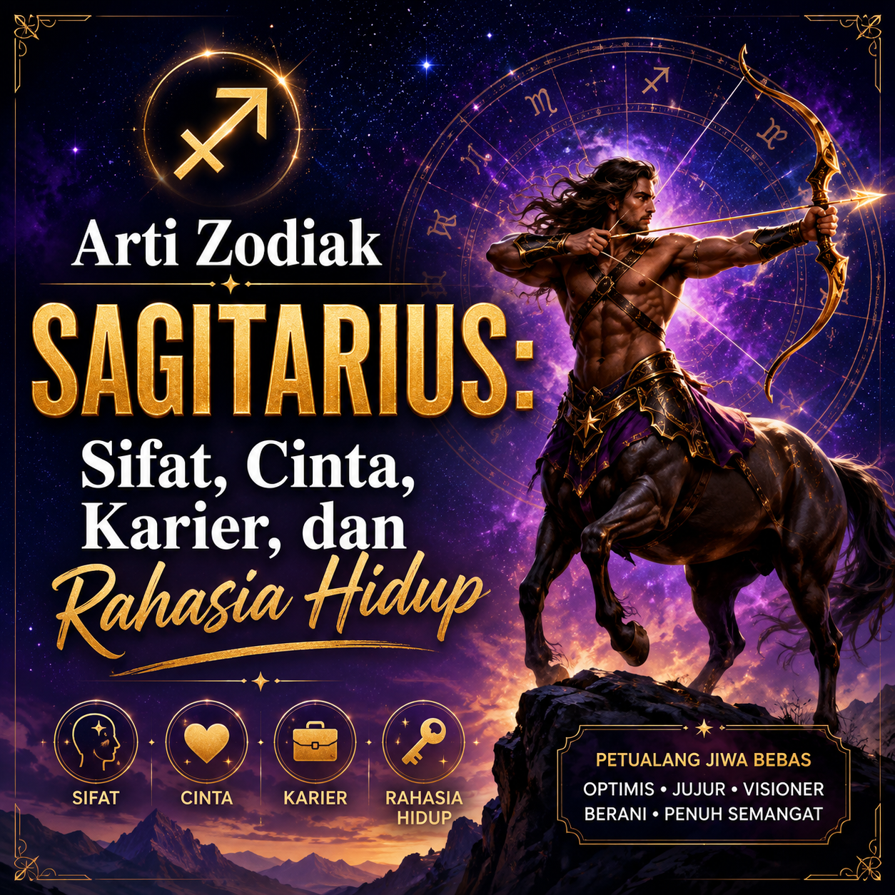 Arti Zodiak Sagitarius: Sifat, Cinta, Karier, dan Rahasia Hidup
