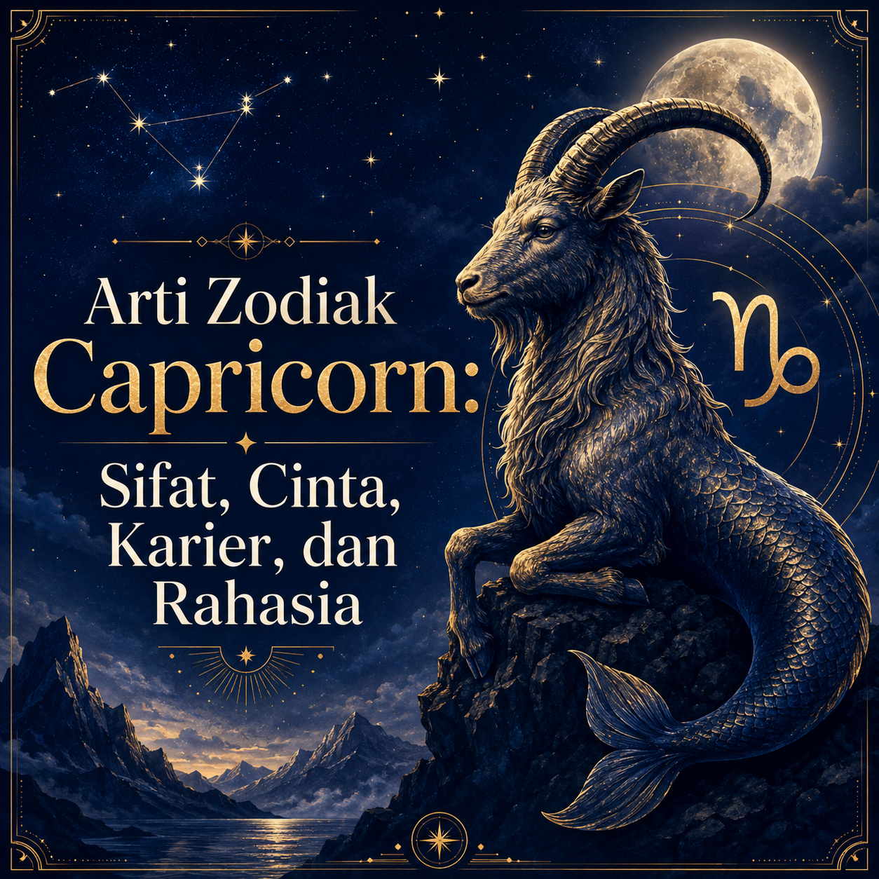 Arti Zodiak Capricorn: Sifat, Cinta, Karier, dan Rahasia