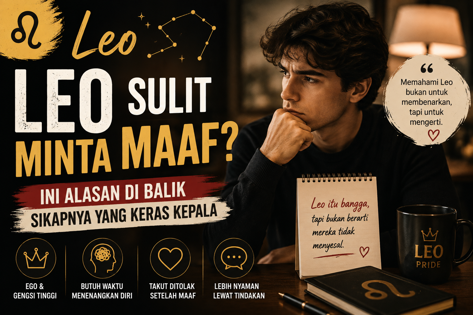 Leo Gengsi Minta Maaf? Ini Alasannya