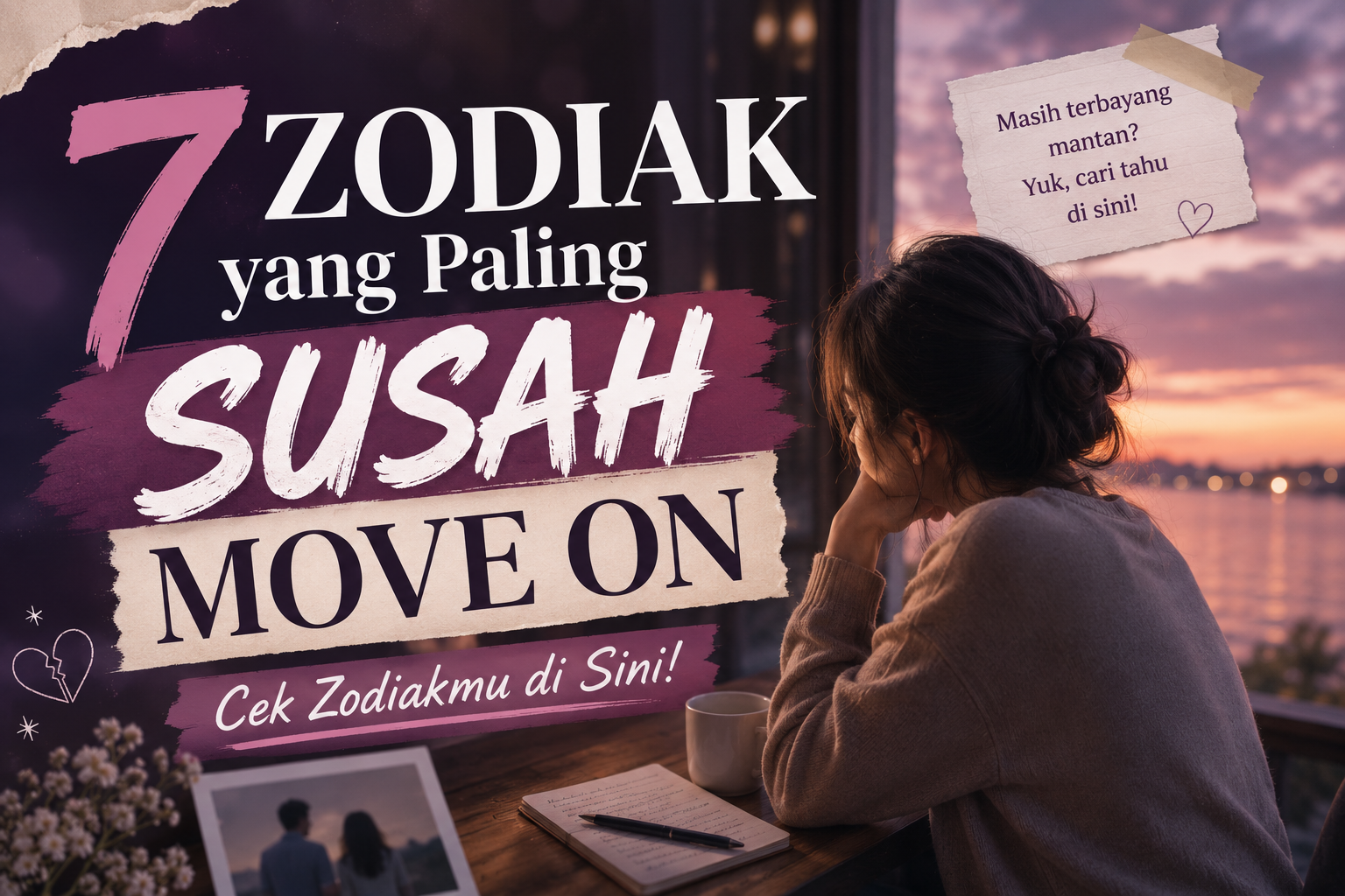 7 Zodiak yang Paling Susah Move On, Cek Zodiakmu di Sini!