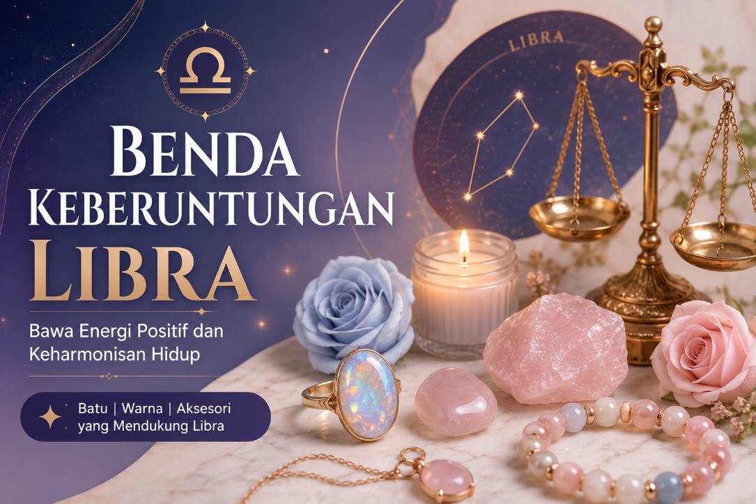 Benda Keberuntungan Libra yang Dipercaya Bawa Energi Positif