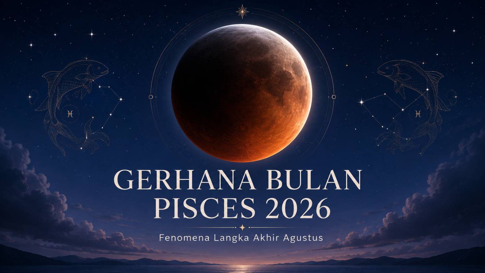 Gerhana Bulan Pisces 2026, Fenomena Langka Akhir Agustus