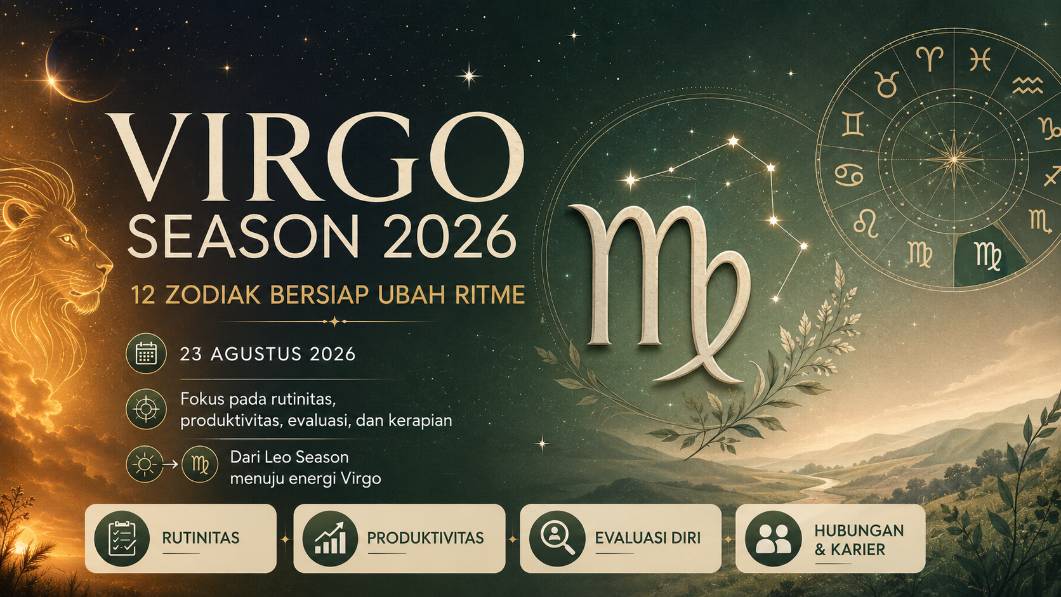 Virgo Season 2026 Segera Dimulai, 12 Zodiak Bersiap Ubah Ritme