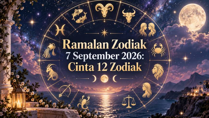 Ramalan Zodiak 7 September 2026: Cinta 12 Zodiak