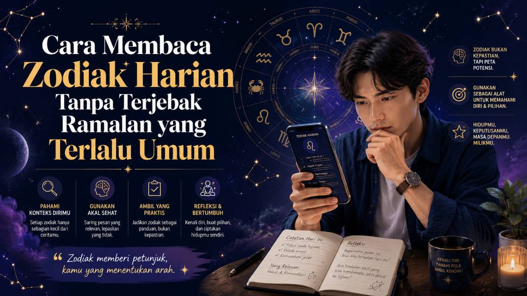 Cara Membaca Zodiak Harian Tanpa Terjebak Ramalan yang Terlalu Umum